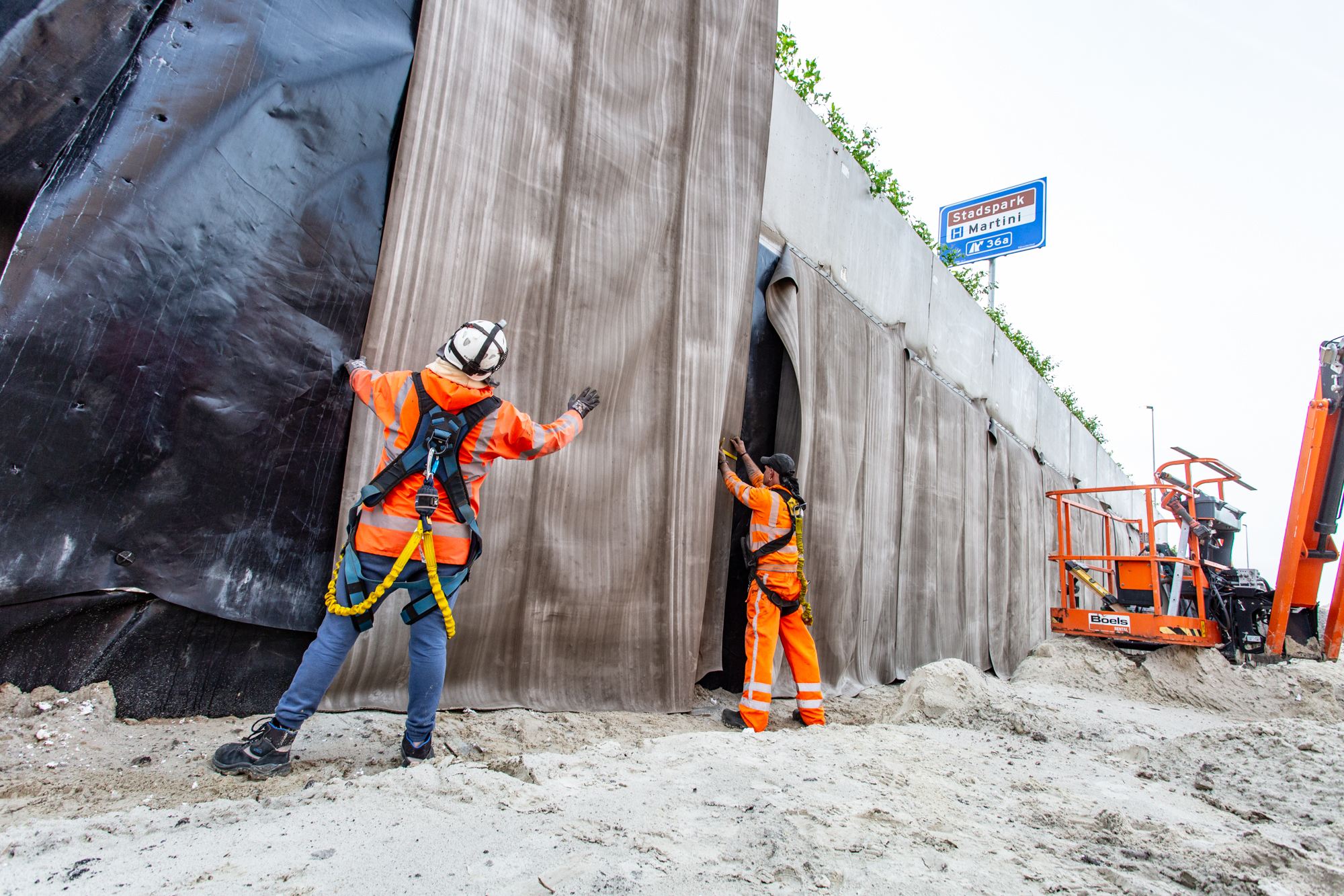 Concrete Canvas bescherming EPS-constructie N370 Groningen